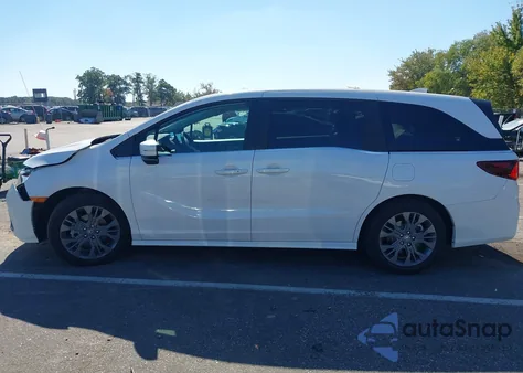 2025 Honda Odyssey Touring из США, поврежденный, VIN 5FNRL6H83SB047488